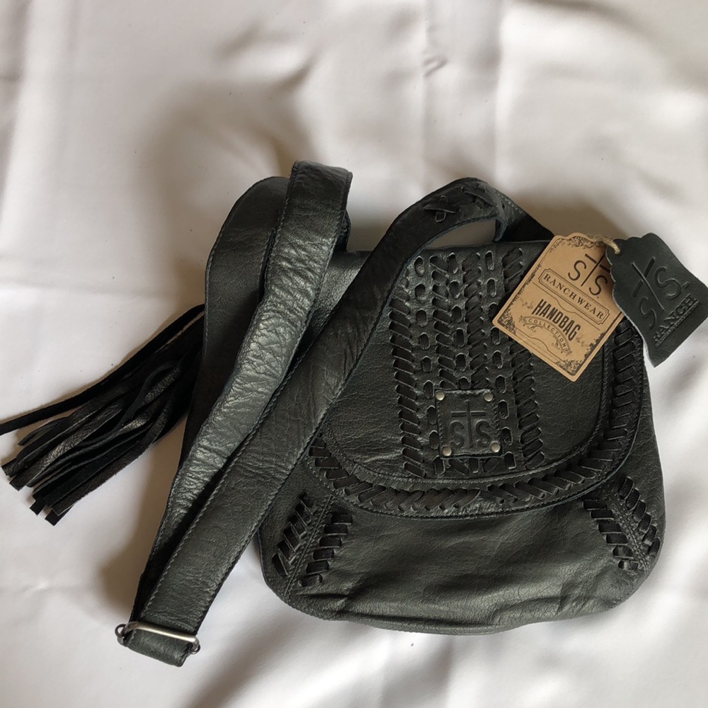 STS Ranchwear Black Crossbody Bag - Picture 2 of 9
